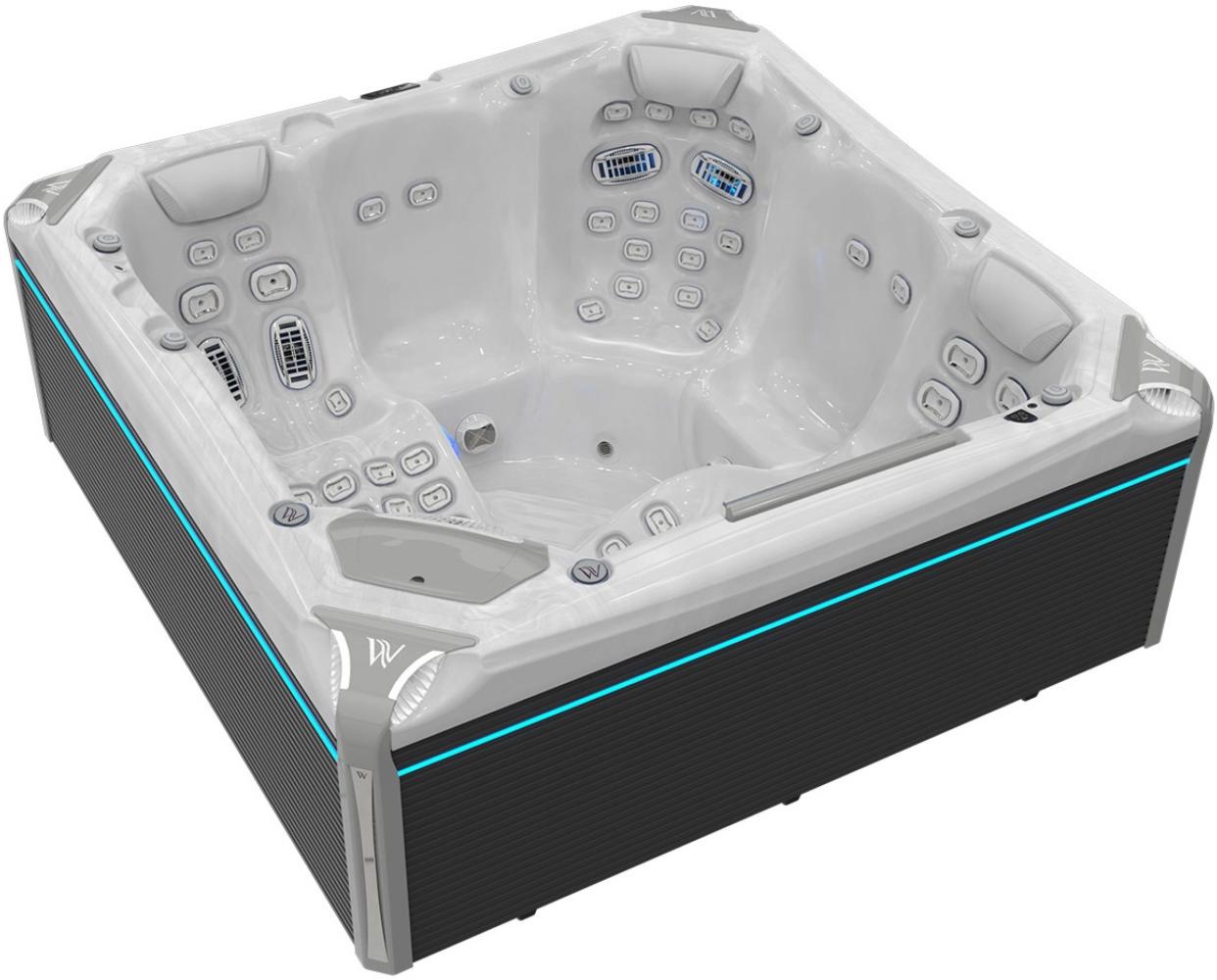 Wellis Everest Life Premium Whirlpool Außenwhirlpool 236x236x95cm für 5 Personen inkl. Thermocover Bild 1