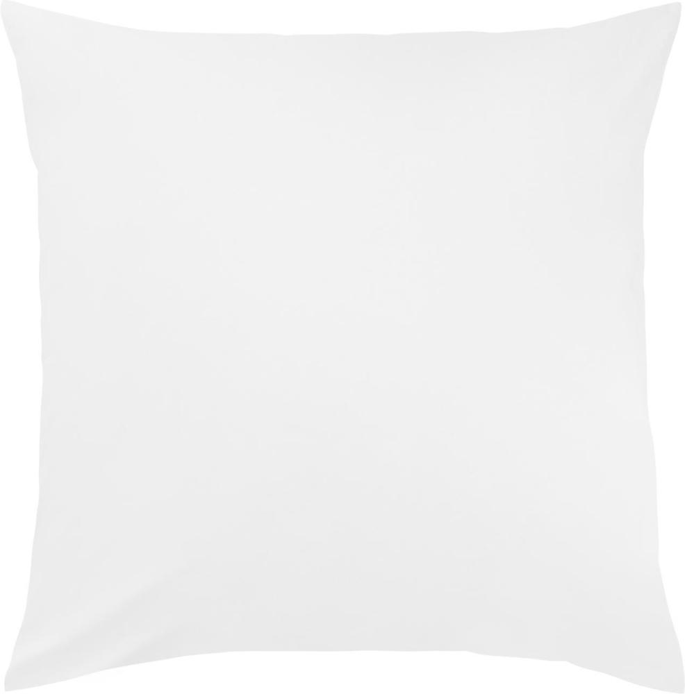 Traumschlaf Premium Interlock Kissenbezug, Weiß, 80 x 80 cm Bild 1
