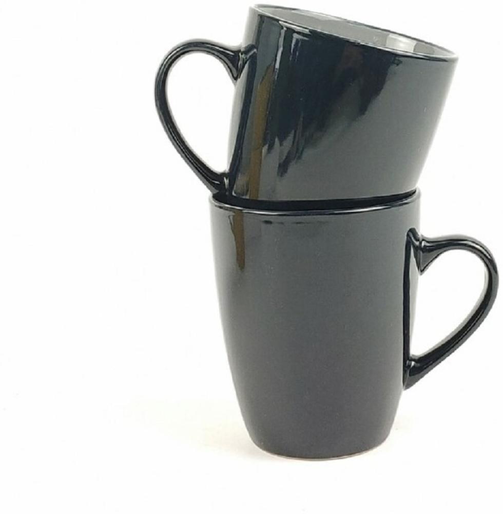 MICHELINO 2-teiliges Kaffeebecher-Set – 300ml pro Becher, stilvoll und praktisch Schwarz Bild 1