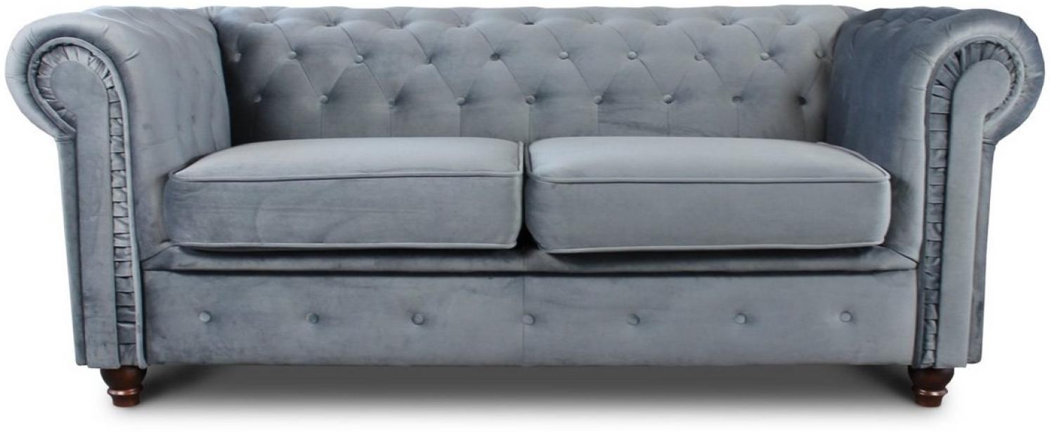 Sofnet Sofa Asti 2, Chesterfield Sofa 2-er, Sofagarnitur, Glamour Couch Bild 1