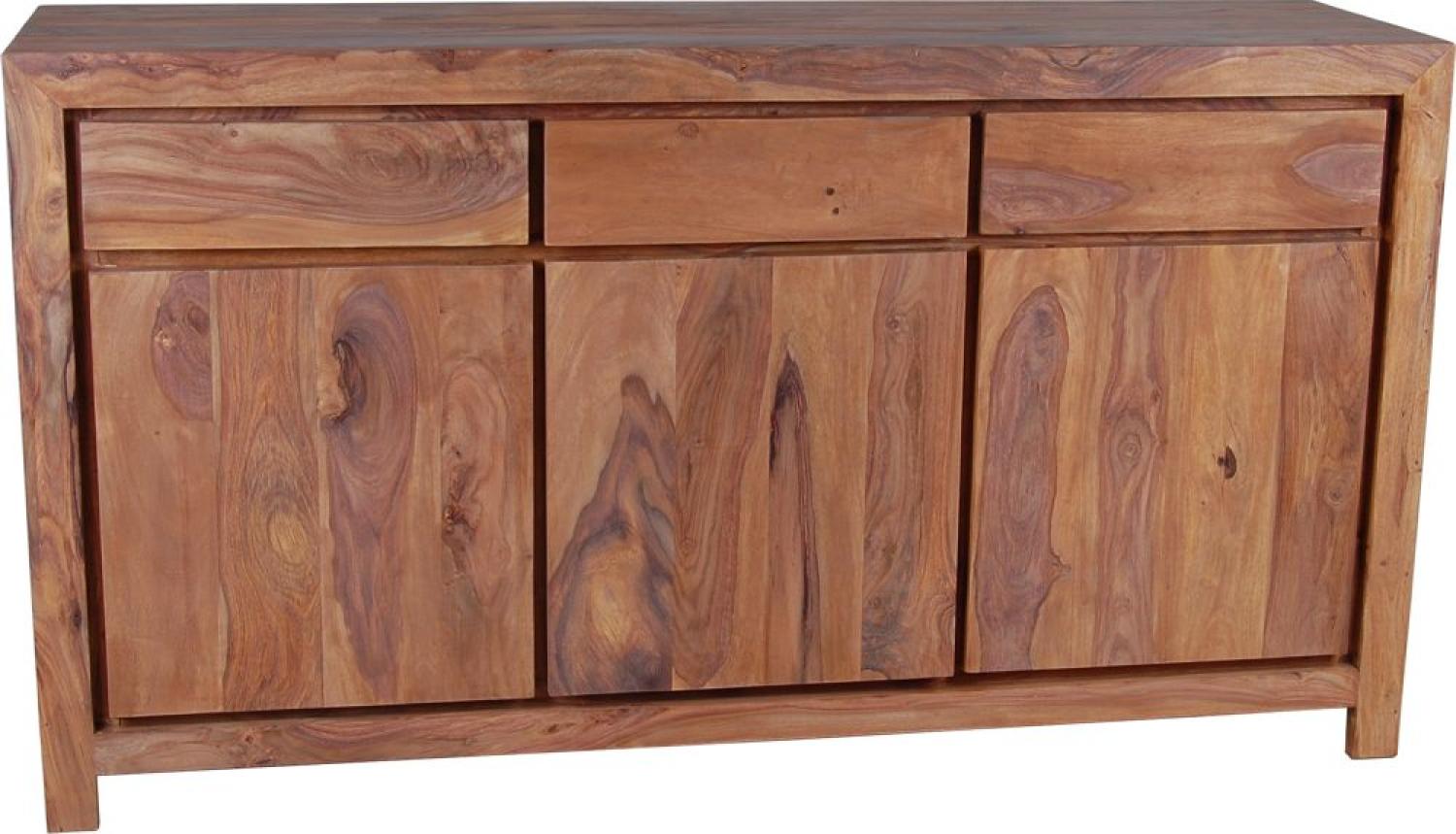 MiaMöbel Sideboard Maharaja Massivholz Teak Modern Indien Indisch Bild 1