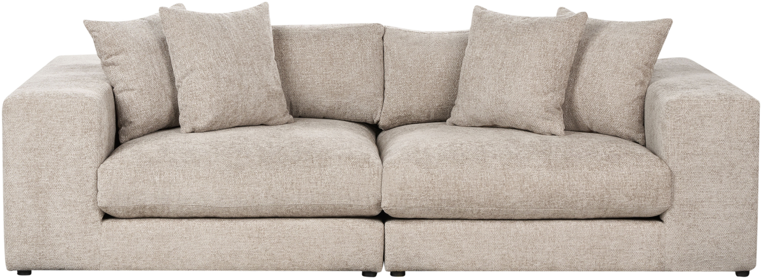 3-Sitzer Sofa taupe mit Kissen GLORVIKA II Bild 1
