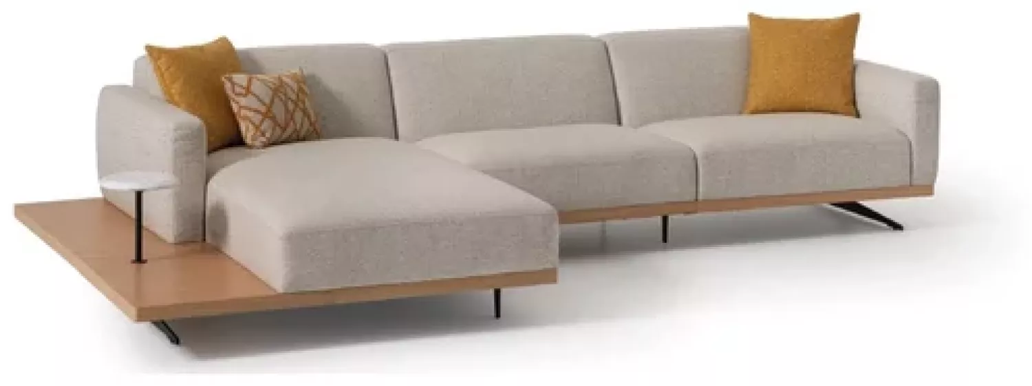 Ecksofa L-Form Sofa Sessel Couchtisch Beistelltisch Polster Bild 1