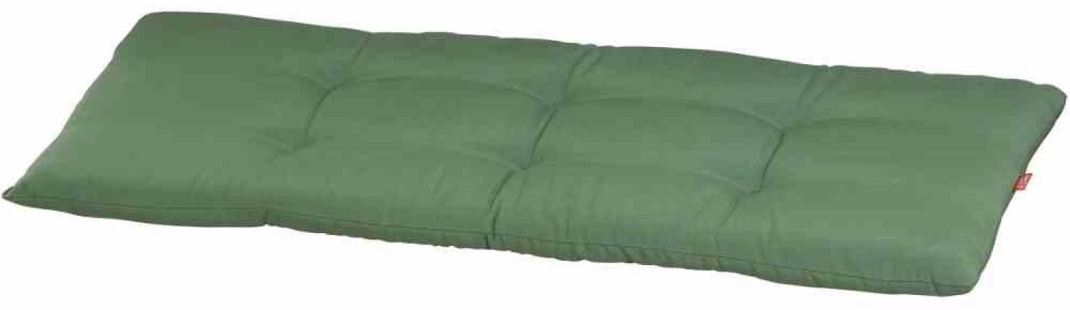SIENA GARDEN TESSIN Bankauflage 110 cm Dessin Uni grün, 60% Baumwolle/40% Polyester Bild 1