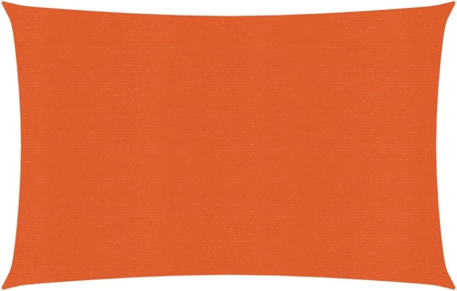 Sonnensegel 160 g/m² Orange 2,5x4 m HDPE Bild 1