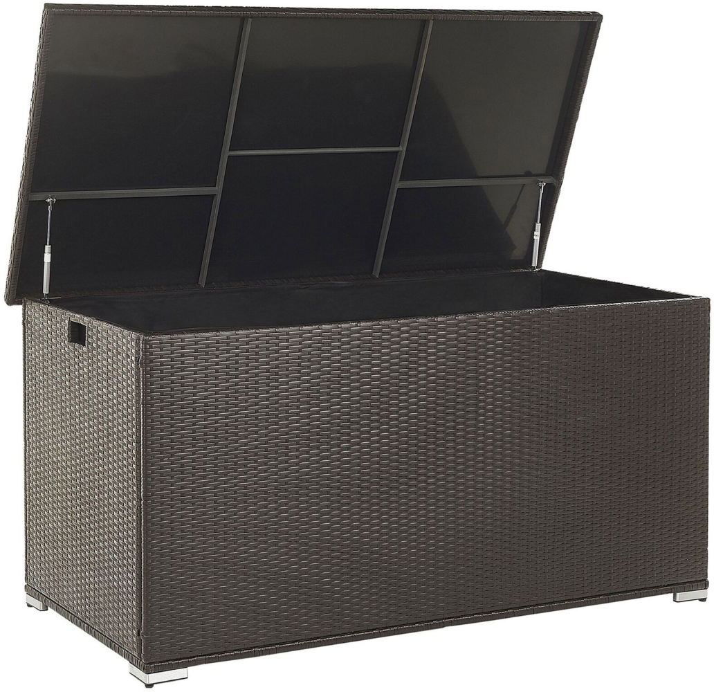 Aufbewahrungsbox 155 x 75 cm Braun MODENA Bild 1