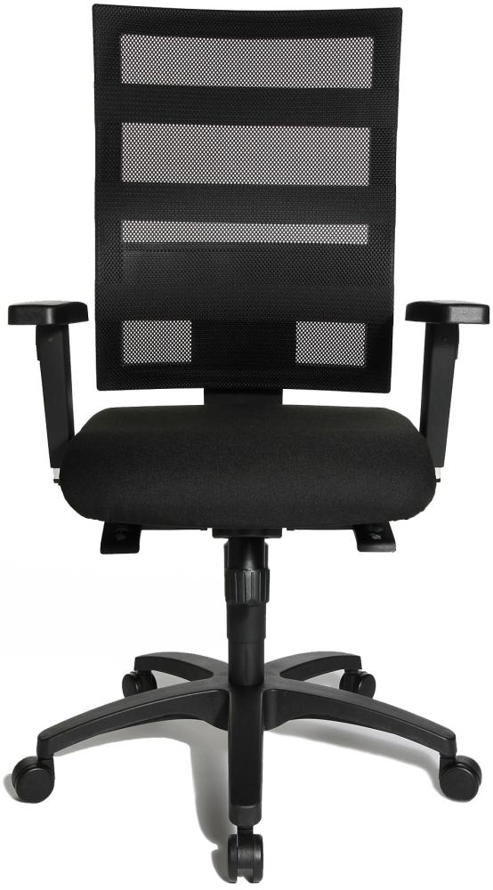 Topstar X-Pander Plus Schreibtischstuhl mit Armlehne schwarz - Höhenverstellbar Bild 1