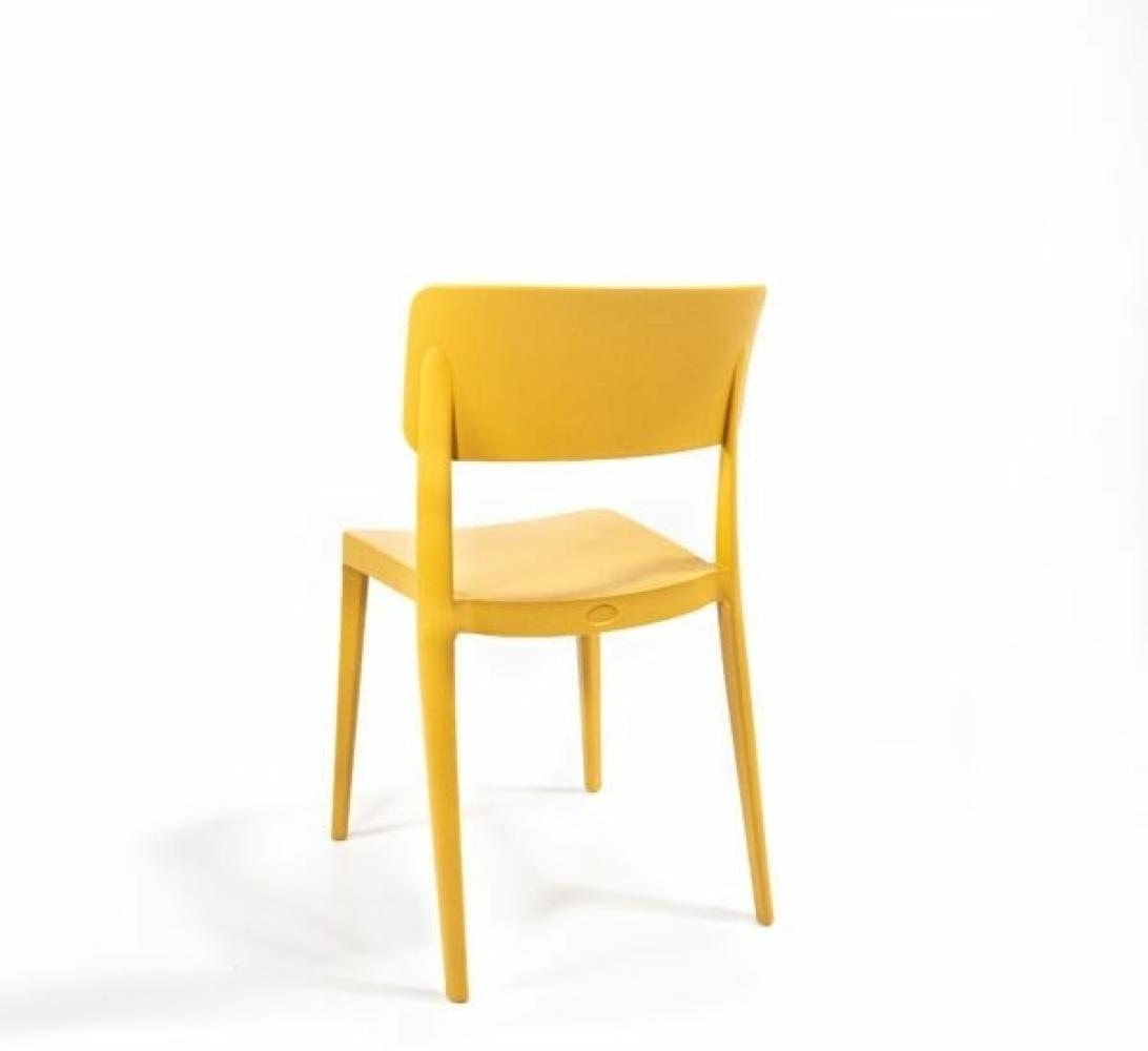 Wing Chair Senf, Stapelstuhl Kunststoff, 50918 Bild 1