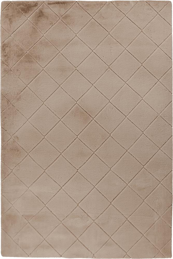 Hochflorteppich Samara 100 Beige 120 x 160 cm Bild 1