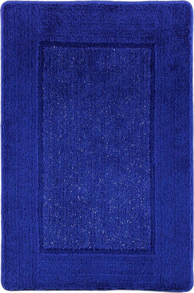 RHOMYhome Badematte Versailles | 60x90 cm | royalblau Bild 1