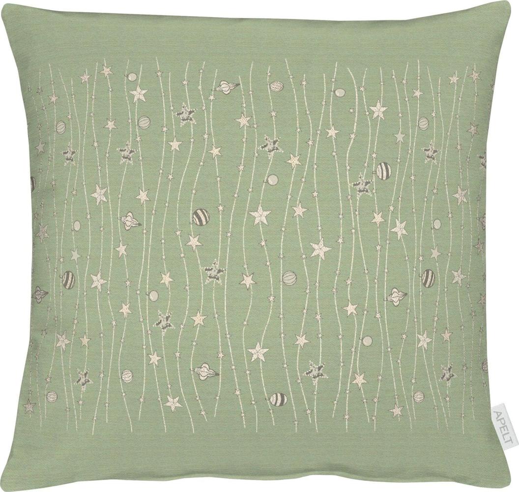 Apelt Dekokissenhülle Sterne 6301 | 49x49 cm | grün Bild 1