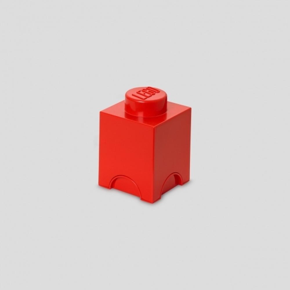 Room Copenhagen 'LEGO Storage Brick 1' Aufbewahrungsbox rot Bild 1