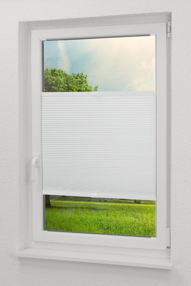 Plissee waben Tageslicht, LYSEL®, blickdicht, HxB 130x40cm Bild 1