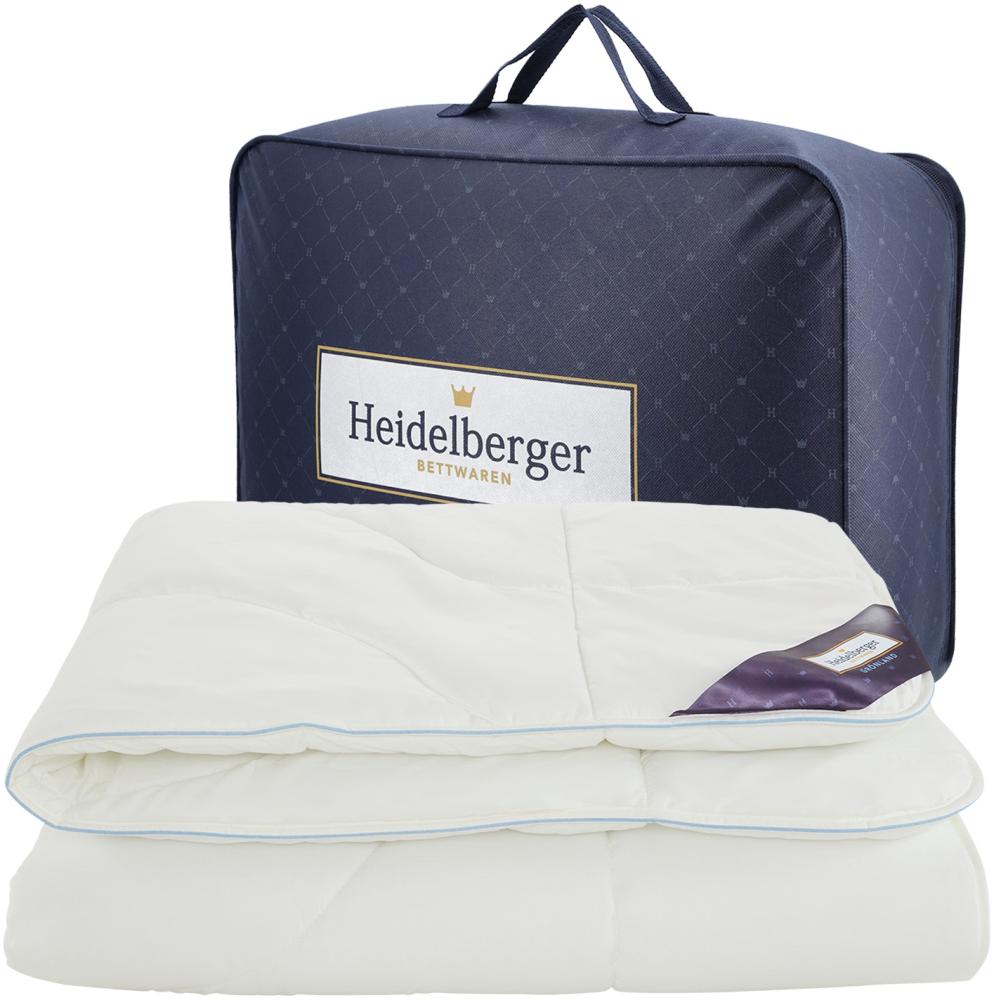 Heidelberger Bettwaren Premium Decke - Grönland | Winterdecke 135x200 cm | Schlafdecke mit Körperzonen-Steppung atmungsaktiv, hautfreundlich, hypoallergen Bild 1