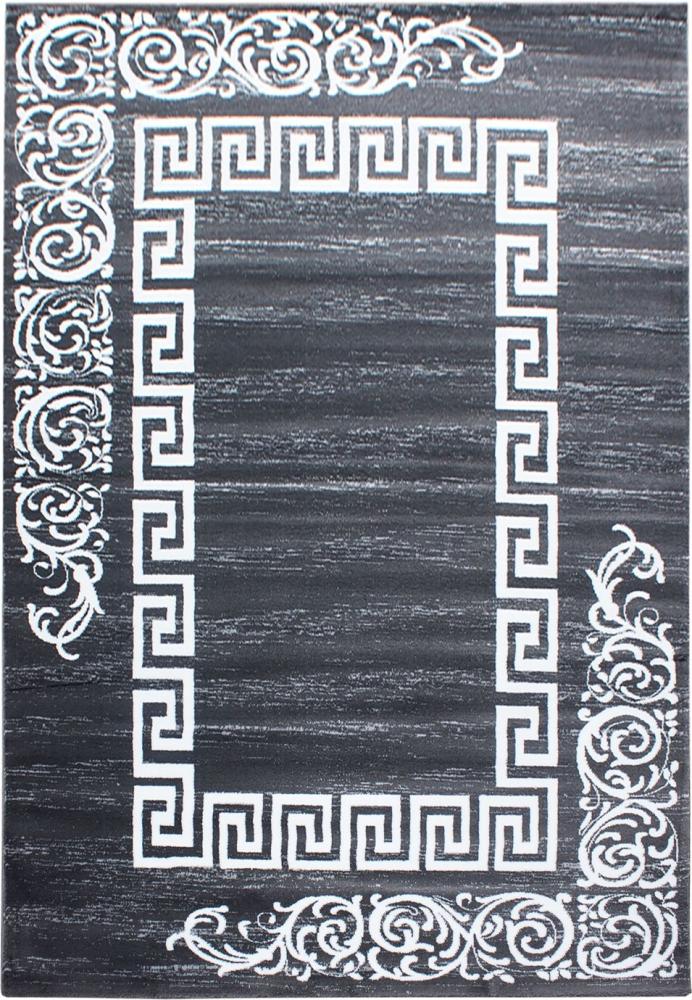 Kurzflor Teppich Matteo rechteckig - 140x200 cm - Grau Bild 1