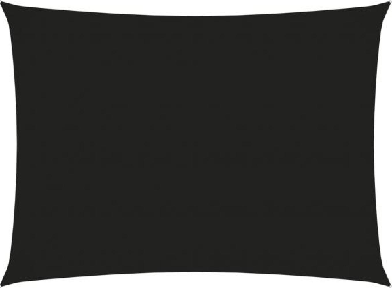 Sonnensegel Oxford-Gewebe Rechteckig 3x4,5 m Schwarz Bild 1