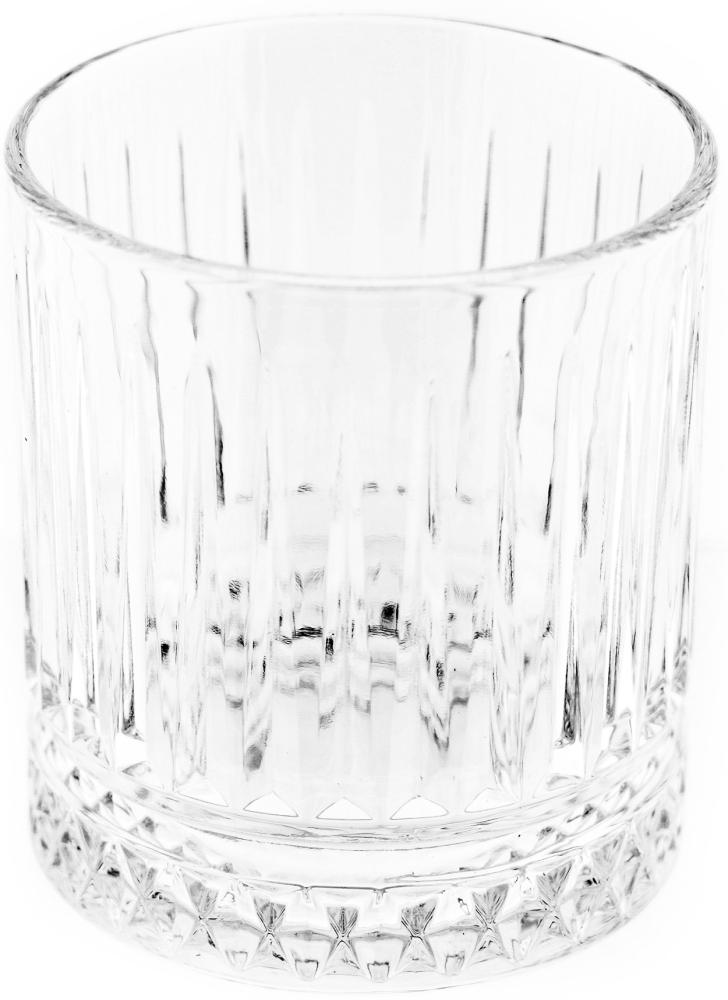 Almina Elisa 6 Tlg. Trinkgläser-Set Wasserglas mit Riffle Design 330 ml Bild 1