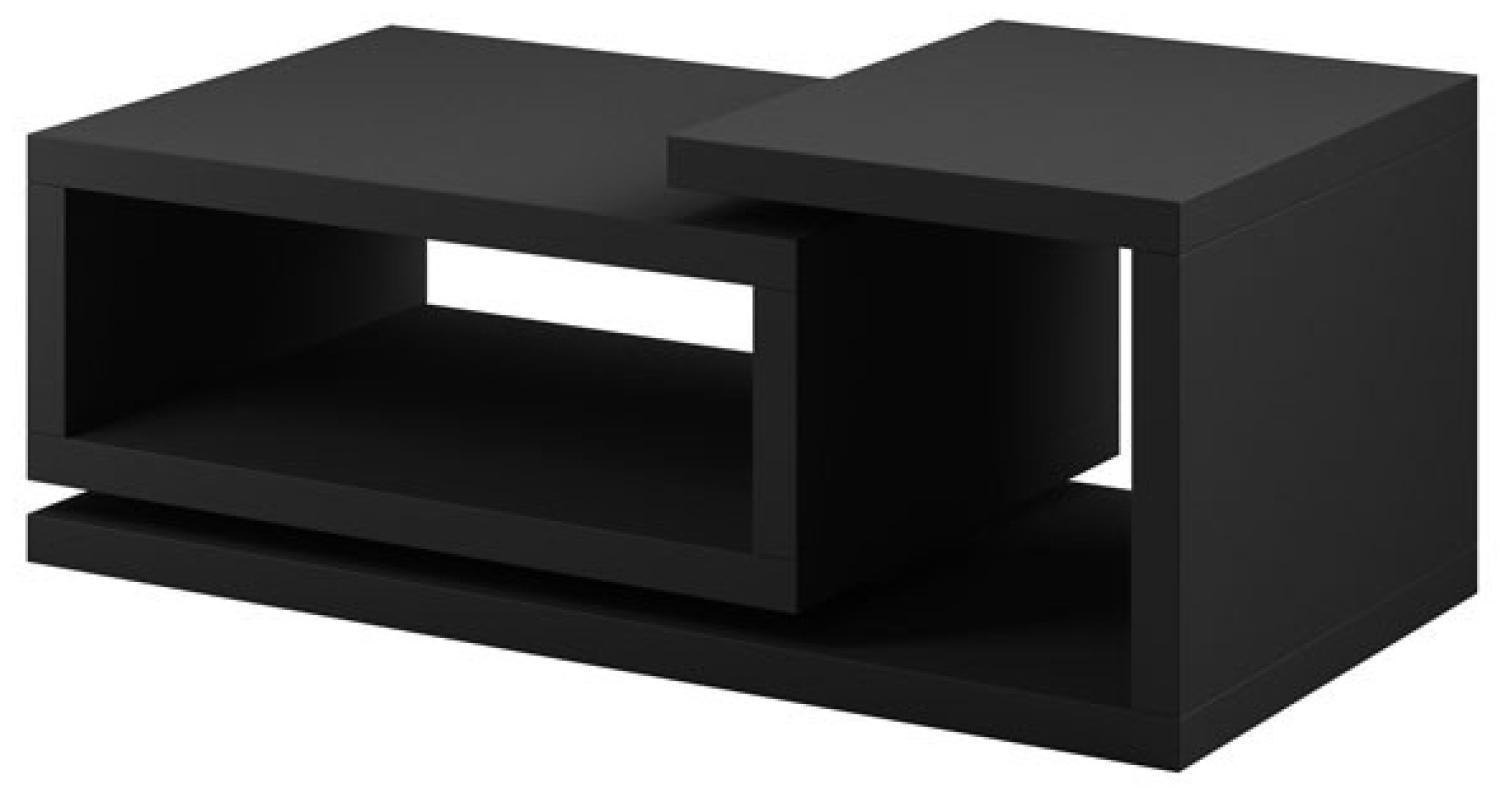 Couchtisch "Bota" Wohnzimmertisch 120x60cm schwarz matt Bild 1