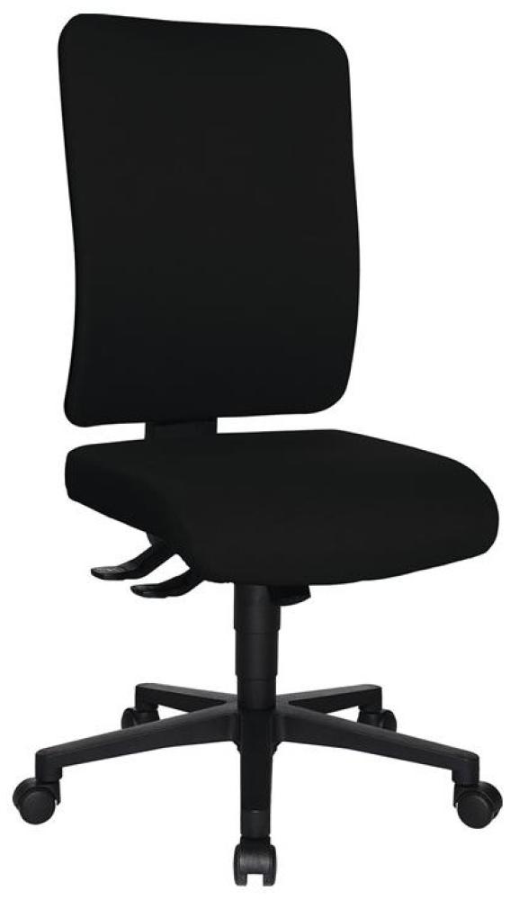 Bürodrehstuhl mit Synchrontechnik schwarz 450-550mm ohne Armlehnen Trgf. 110kg TOPSTAR "" Bild 1
