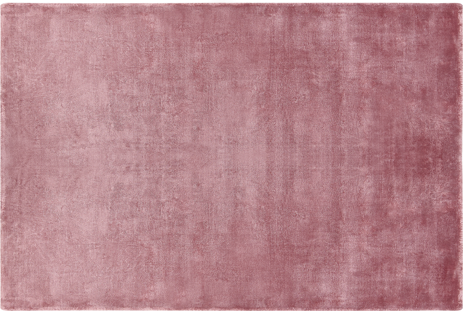 Teppich Viskose rosa 160 x 230 cm Kurzflor GESI II Bild 1