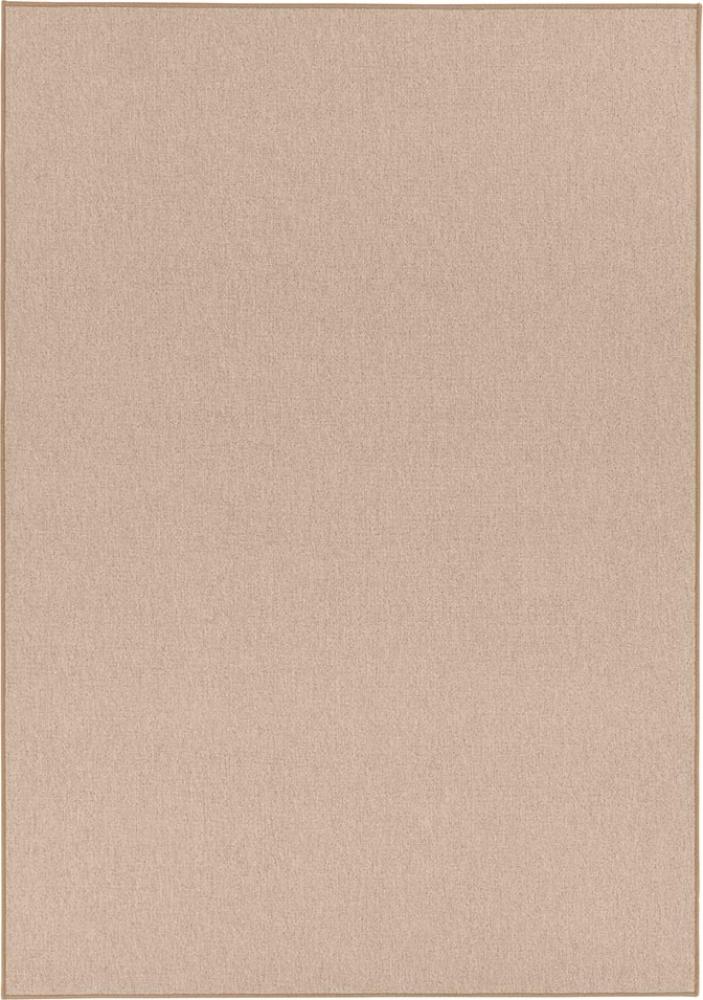 Feinschlingen Teppich Casual Beige Uni Meliert 3er Set - beige - 67x140/67x140/67x250 cm Bild 1