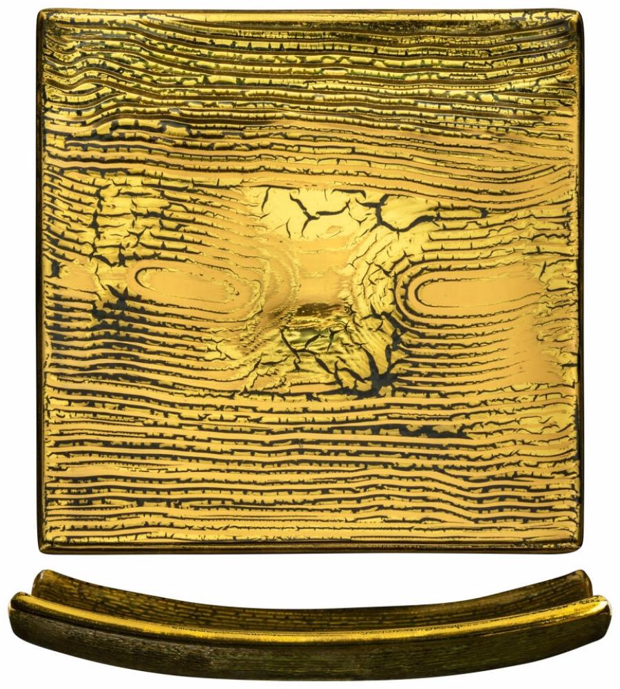 Eisch Schale Goldleaf Gold, Dekoschale, Dekoplatte, Kristallglas, Gold, 15. 5 cm, 77530915 Bild 1