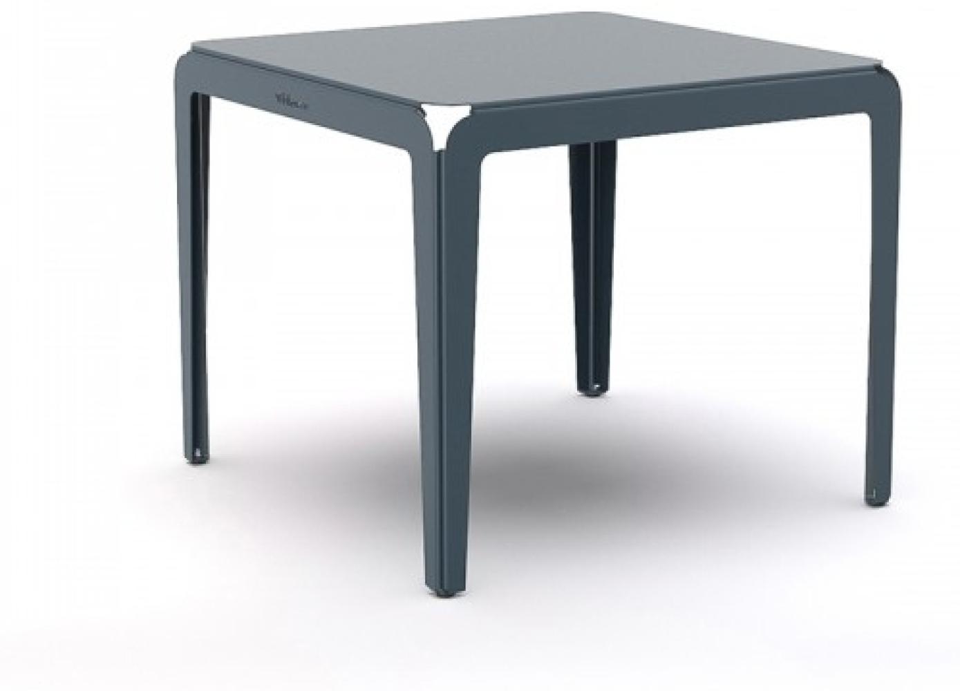 Bended Table / Outdoor Esstisch 90 x 90 grau/blau Bild 1