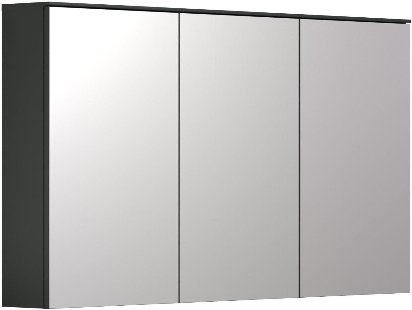 Badezimmer Spiegelschrank Synnax in grau 120 cm Bild 1