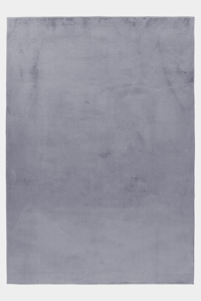 Hochflor Teppich Pia rechteckig - 240x340 cm - Grau Bild 1