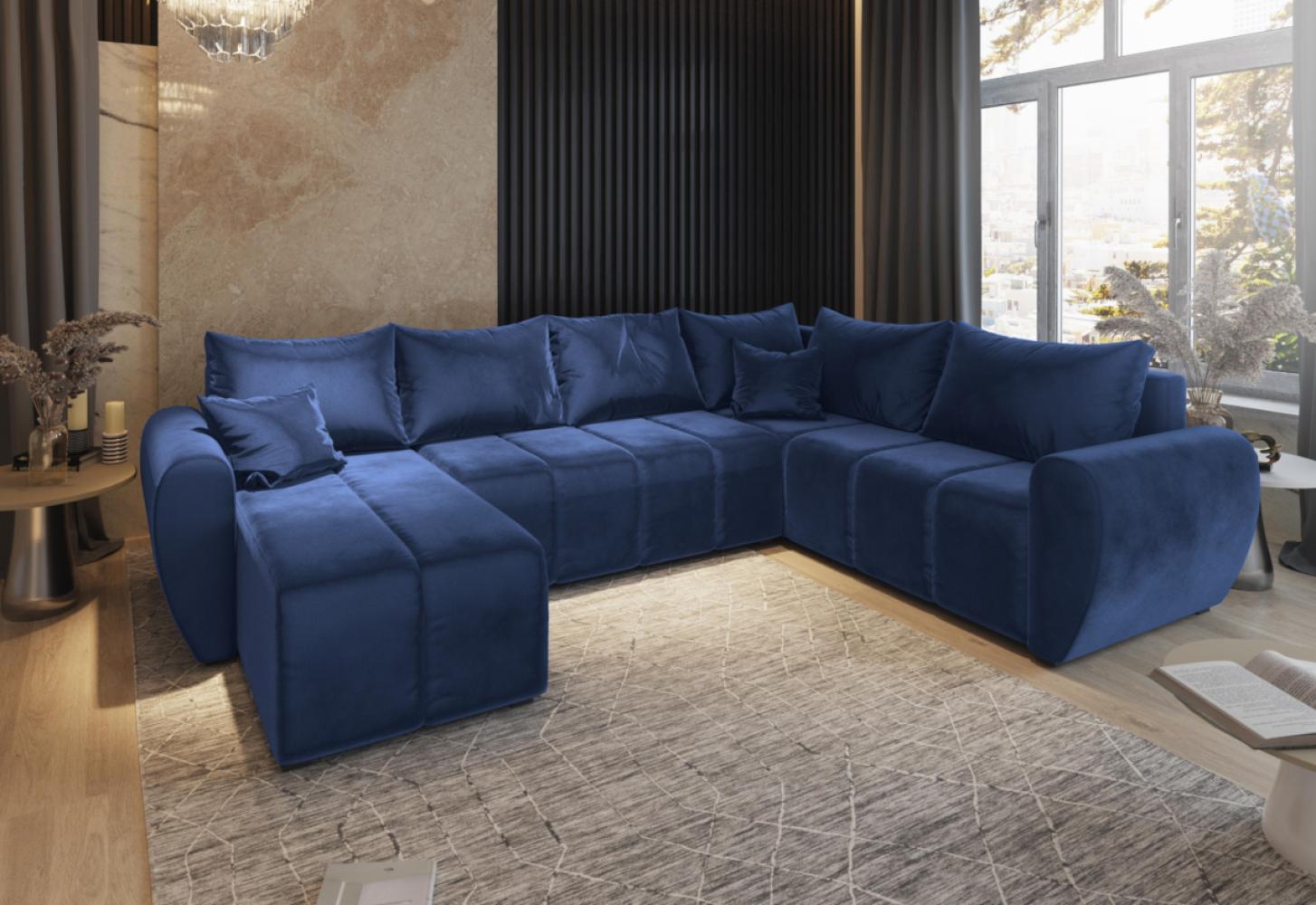 Sofa mit Schlaffunktion in U-Form MOLISA 2, 303x82x208, Kronos 05, Rechts Bild 1