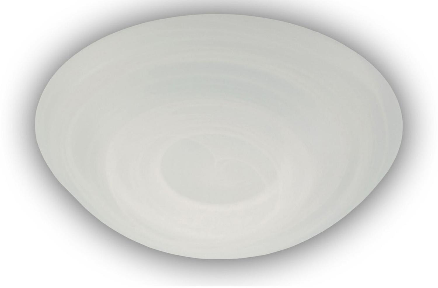Deckenleuchte / Deckenschale rund, Glas Alabaster, Ø 25cm Bild 1