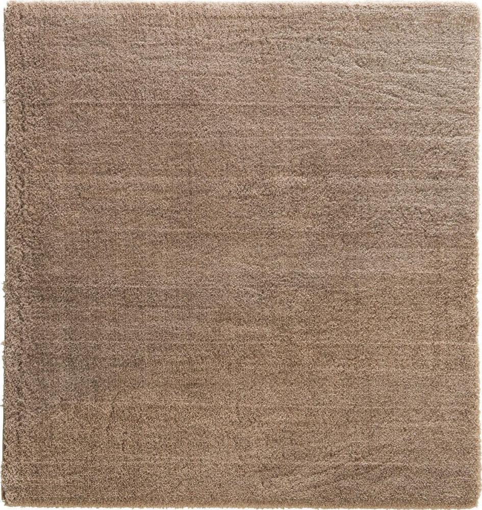 Teppich in Braun aus 100% Polyester - 150x80x3cm (LxBxH) Bild 1