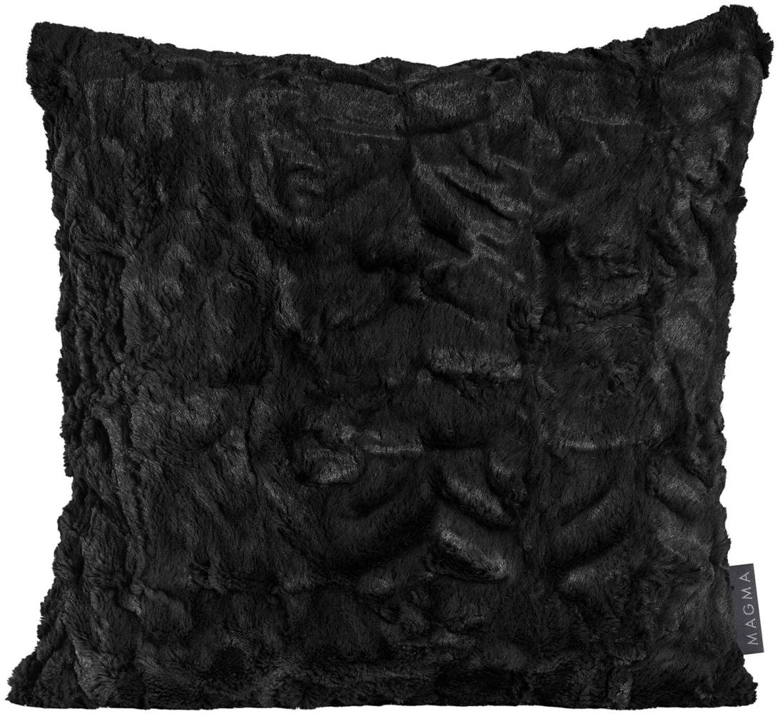 Magma Dekokissenhülle Fluffy | 50x50 cm | schwarz Bild 1