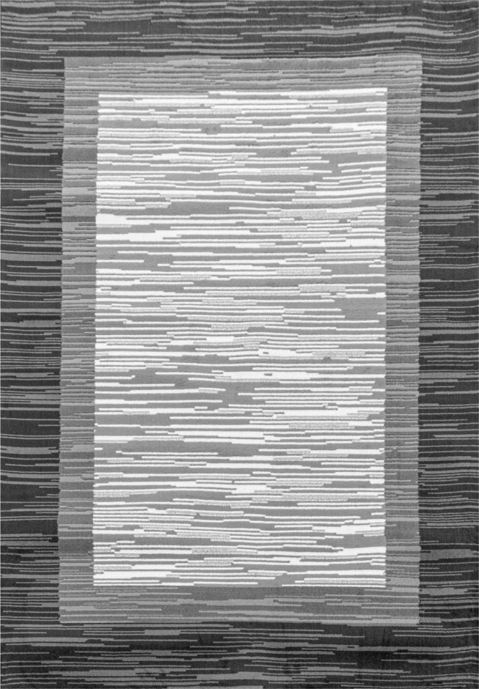 Kurzflor Teppich Bora Läufer - 80x150 cm - Grau Bild 1