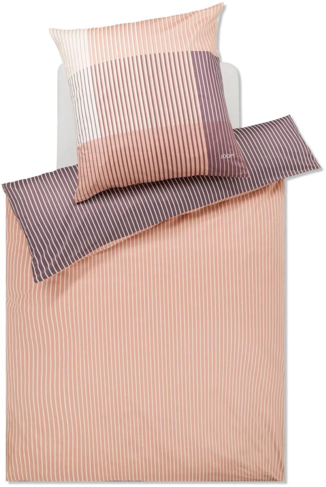 JOOP! Bettwäsche Divided 4113 08 Caramel Mako Satin 155 x 220 + 80 x 80 cm Bild 1