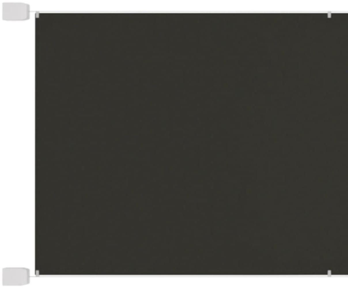 Senkrechtmarkise Anthrazit 140x600 cm Oxford-Gewebe Bild 1
