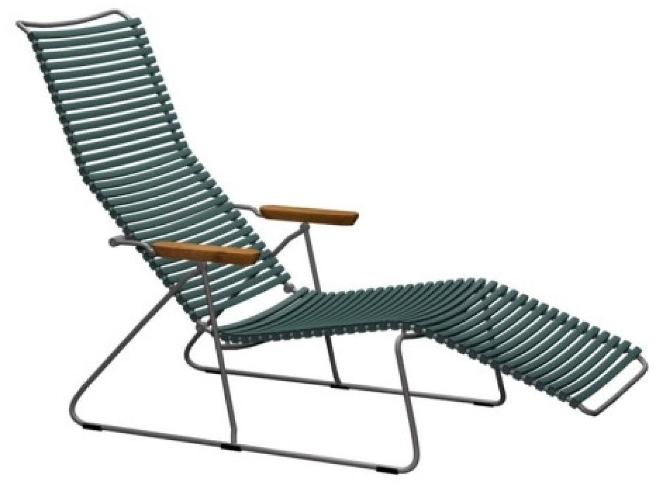 Liege Click Sunlounger Outdoor kiefergrün Bild 1