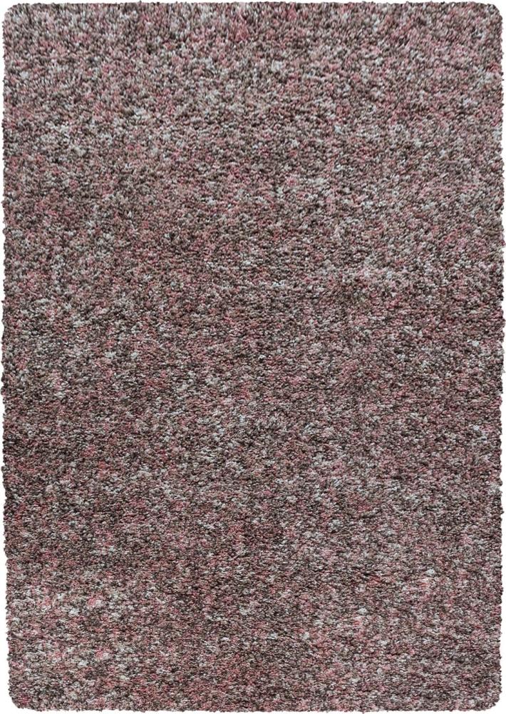 Hochflor Teppich Enrico rechteckig - 240x340 cm - Rosa Bild 1