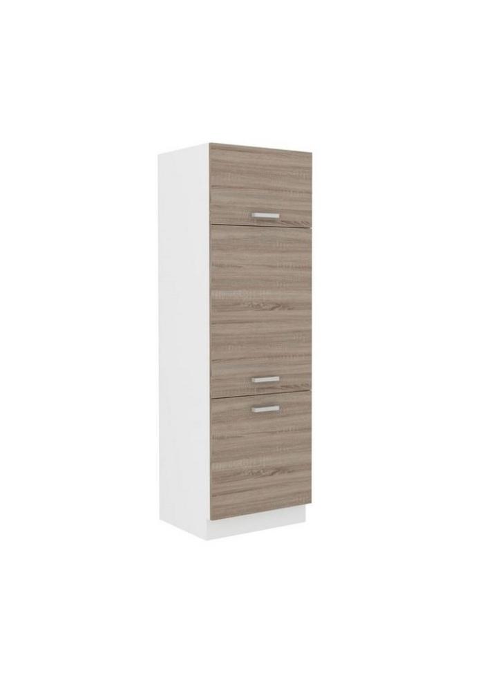 Küchen Gerätehochschrank 60 cm für das Modell „Dave 240 Eiche Sonoma Trüffel“ Bild 1