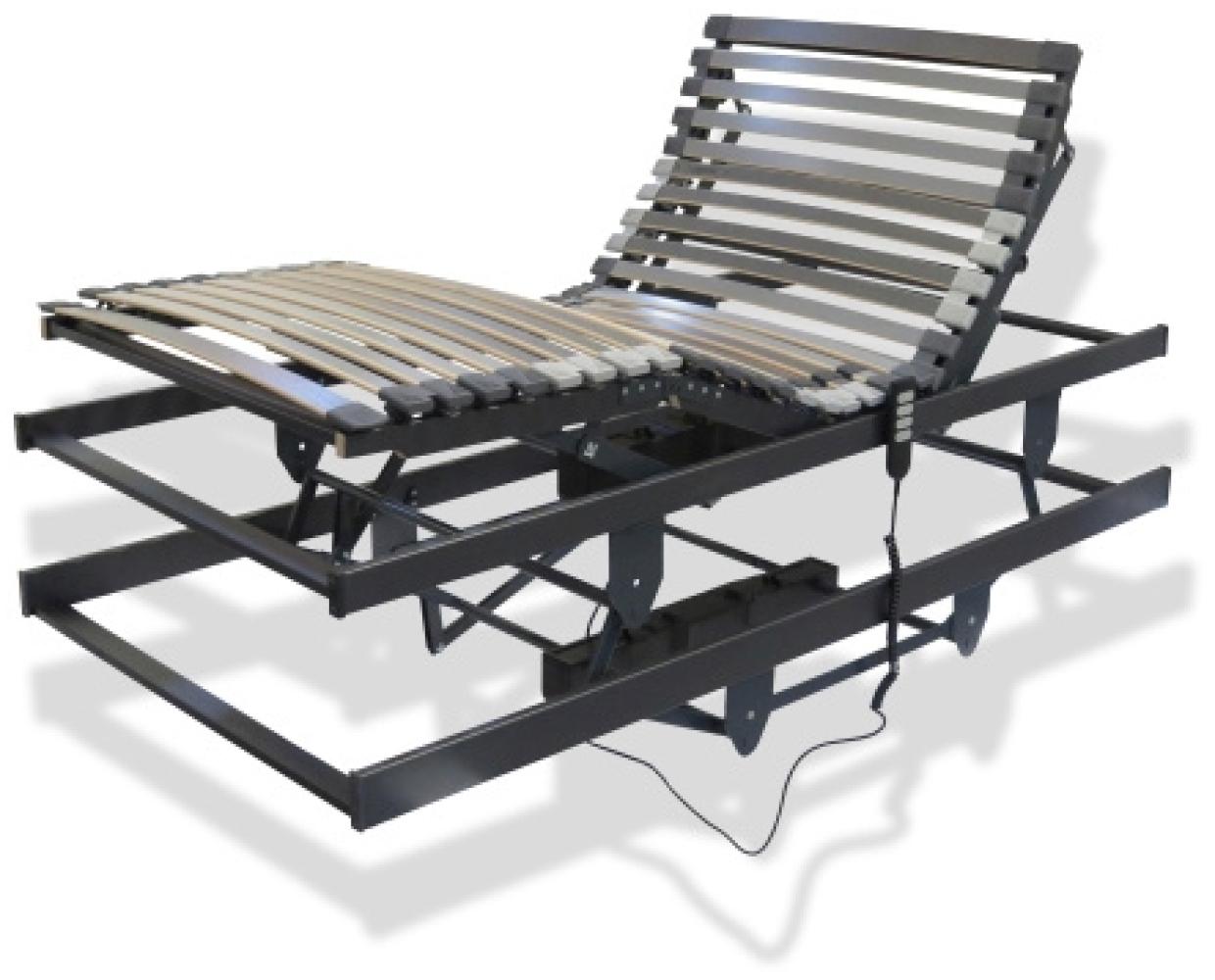 Extra komfortabel: Betten-ABC Senioren Rahmen, mit motorischer Kopf- Fußteil und Höhenverstellung, 80x200 Bild 1
