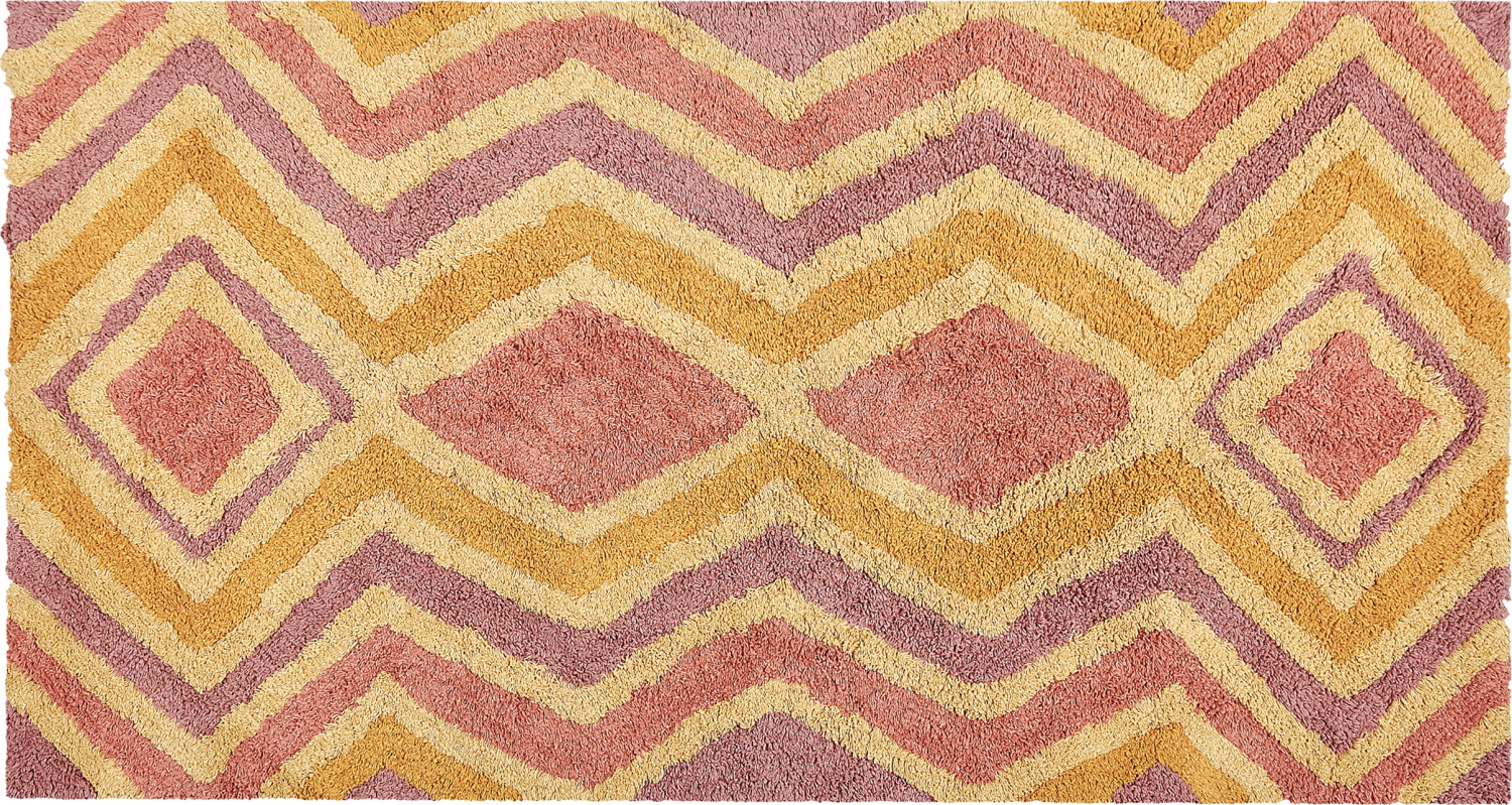 Teppich Baumwolle mehrfarbig 80 x 150 cm CANAKKALE Bild 1