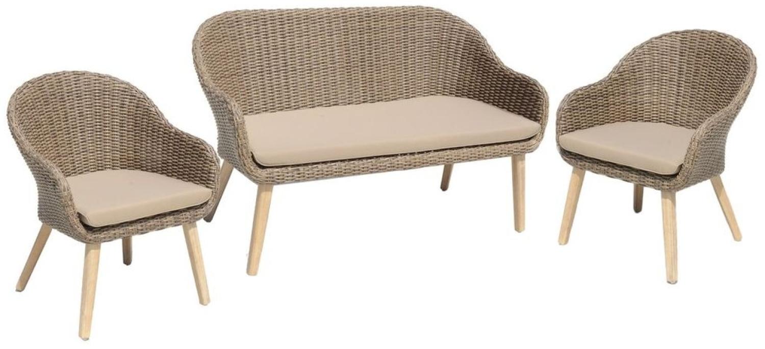 Sofa & Stuhl Set PUEBLO 3-teilig Bild 1