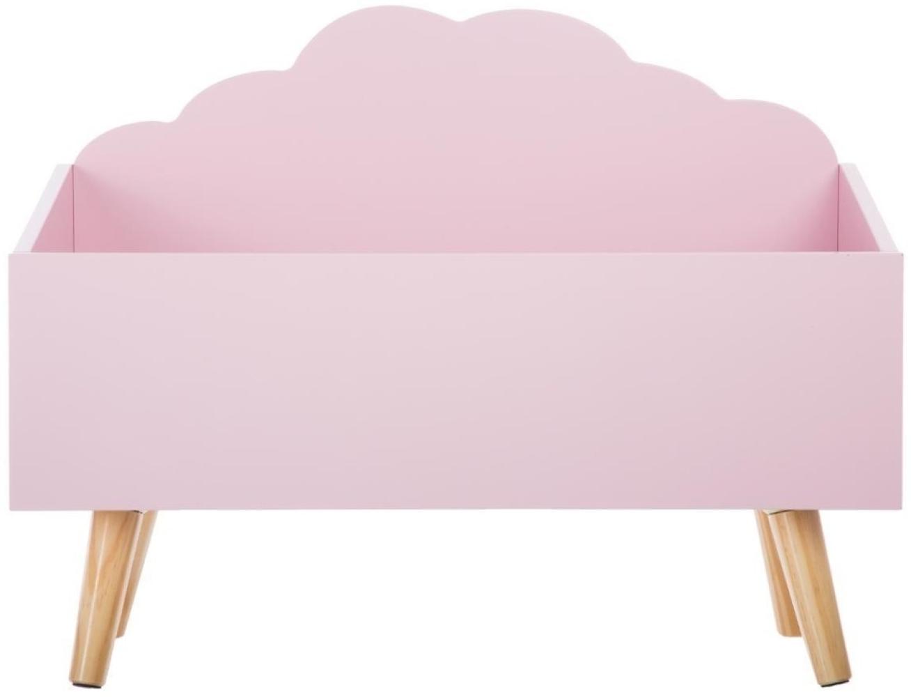 Spielzeugkiste – Wolken-Form - Farbe ROSA Bild 1