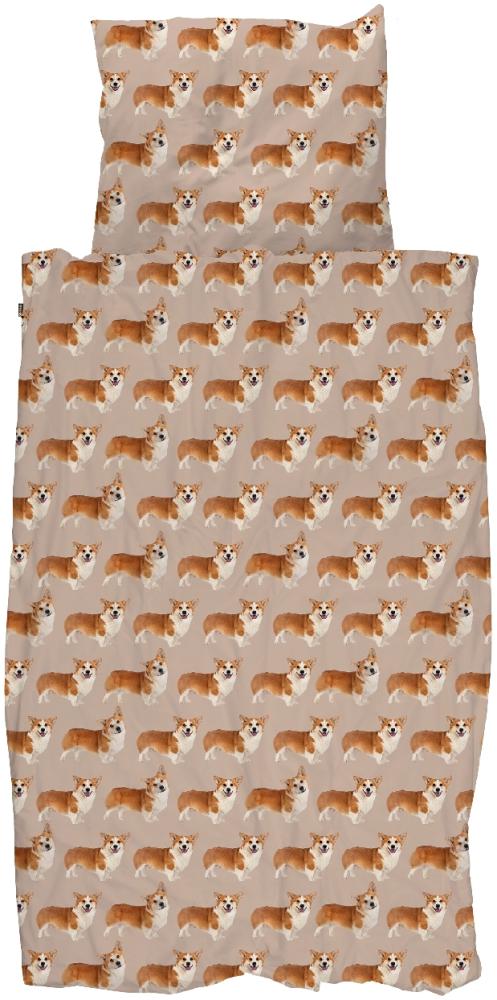 Snurk Corgi Bettbezug – 140 x 200/220 cm - Blush Bild 1