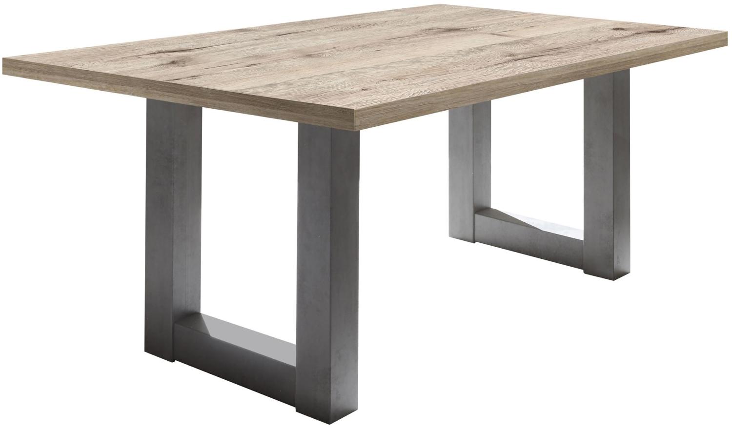 Esszimmertisch Eila 4 140 x 90 x 75 Esstisch Graphit/Sandeiche 13352-140 Bild 1