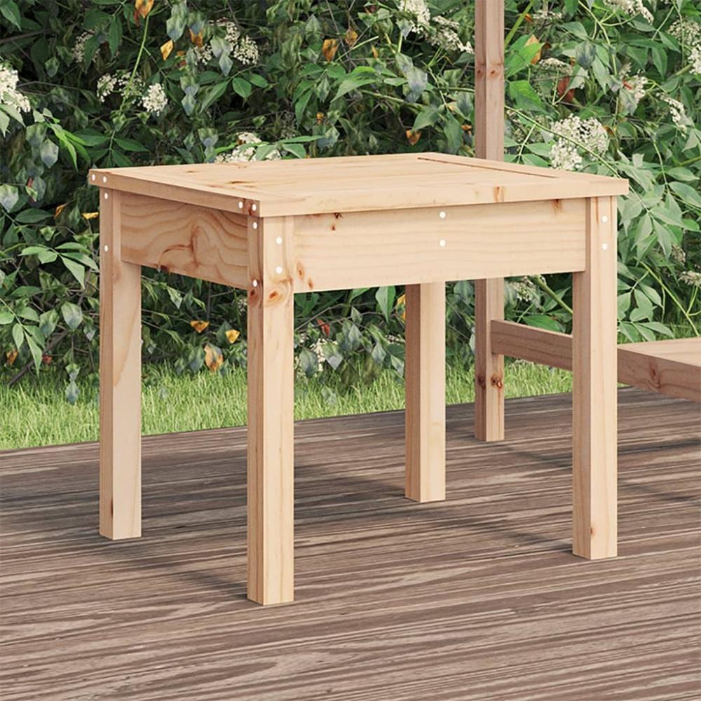 vidaXL Gartenbank 50x44x45 cm Massivholz Kiefer 823990 Bild 1