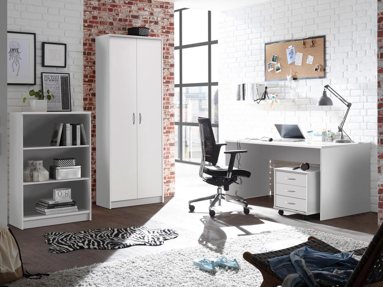 Büro-Set >Olli< (4-teilig) in Weiß Bild 1
