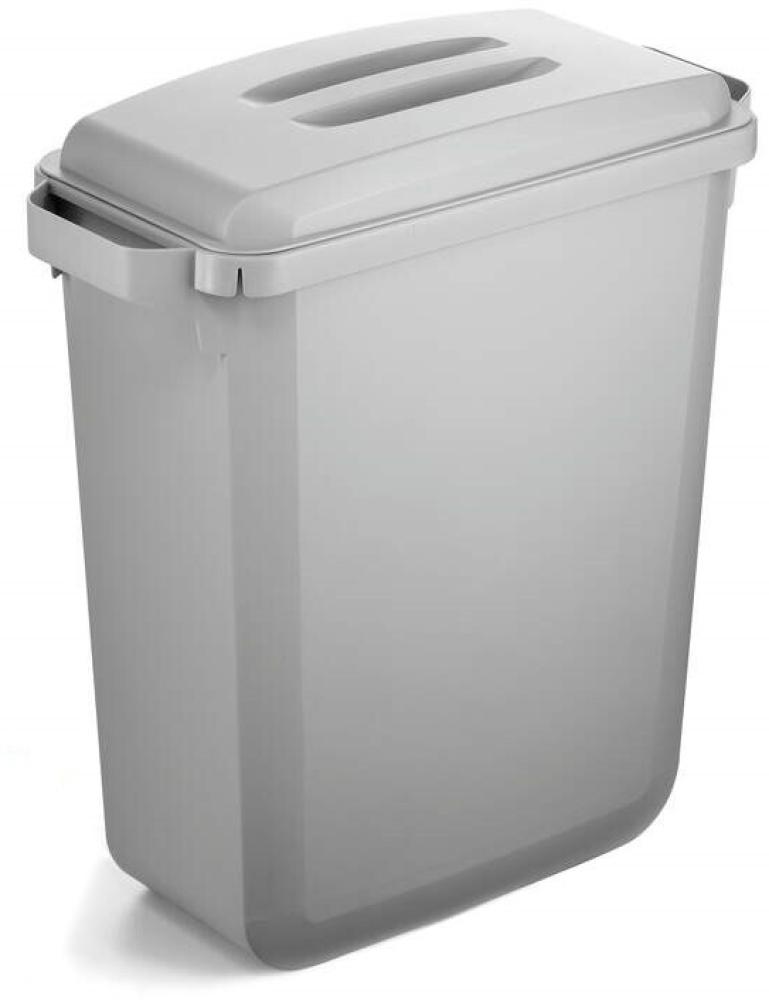 DURABLE Abfallbehälter Durabin ECO 60 Liter rechteckig grau Bild 1