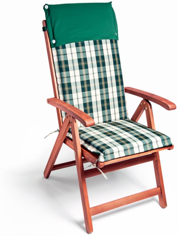 Detex 6x Stuhlauflage Vanamo Wasserabweisend Grün-Weiß Bild 1