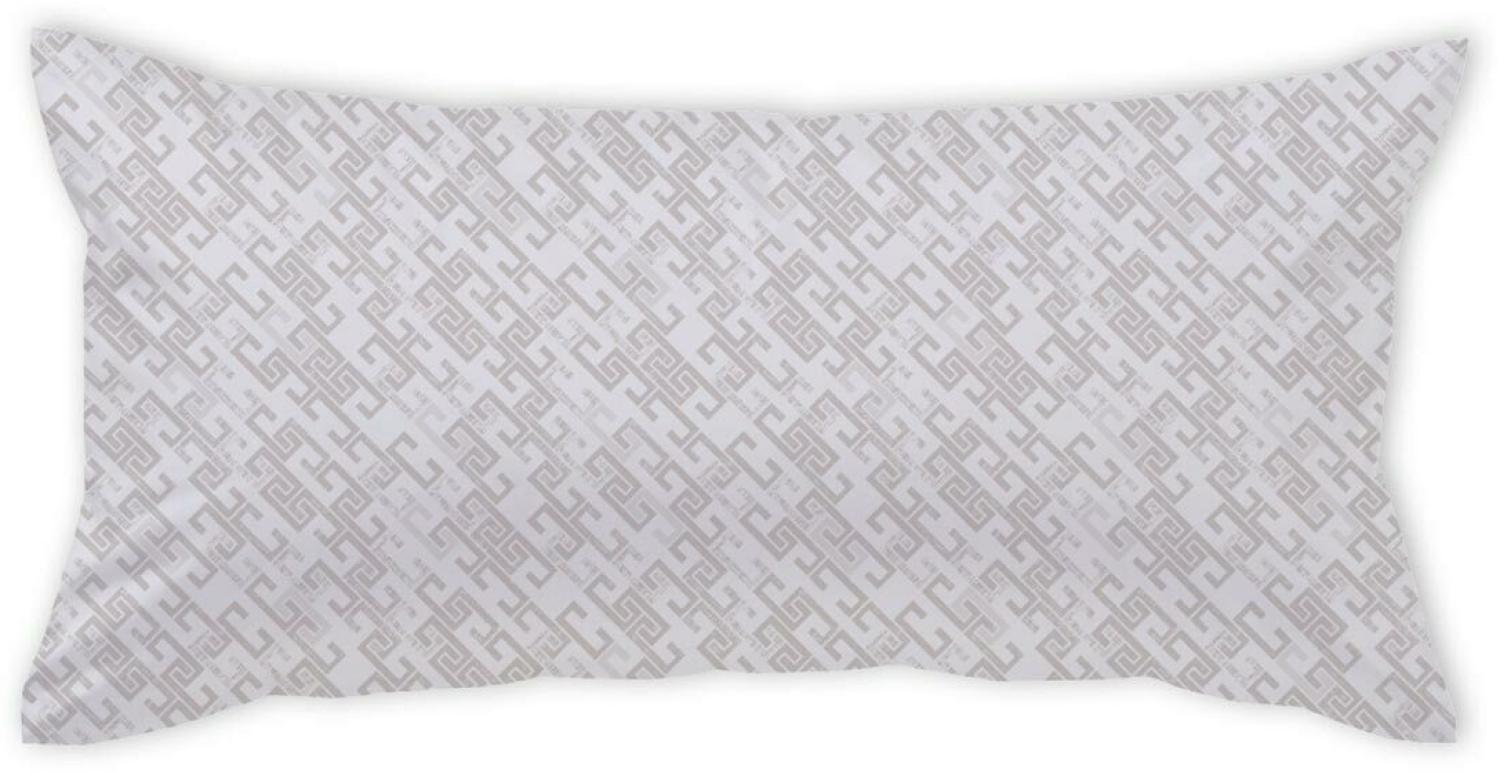 Curt Bauer Mako-Brokat Damast Bettwäsche Connection taupe|Kissenbezug einzeln 40x80 cm Bild 1